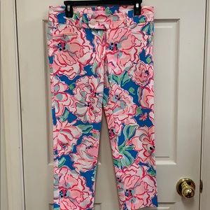 Lilly Pulitzer Lucky Charms Capri Cropped Pants EUC NWOT SZ 4 Holy Grail